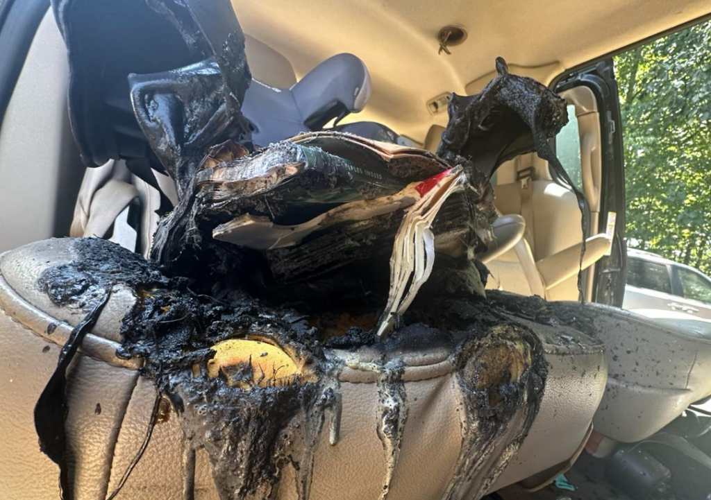 Planck Vision Systems: North Carolina Car Seat Fire Triggered by Button Battery: Vehicle Damage in Thousands, Highlighting Fire Prevention Needs