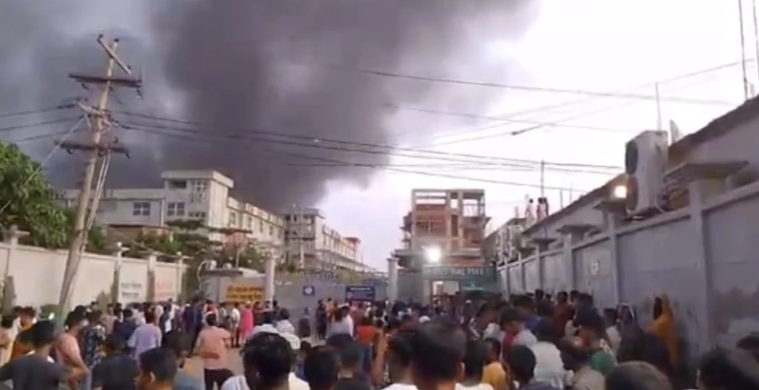 普朗克視覺系統：位於 Narsingdi 的 Pran 工業園區發生大火，造成 $500,000 的損失，無人受傷報告 