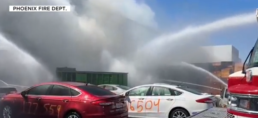 Planck Vision Systems: Phoenix Blaze Involving Lithium-Ion Batteries Estimated to Cost $50,000 to $100,000