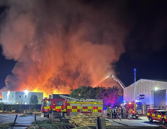 Planck Vision Systems: Basildon Recycling Centre Fire Causes Estimated £3 Million Loss, Firefighters on Scene for 48 Hours