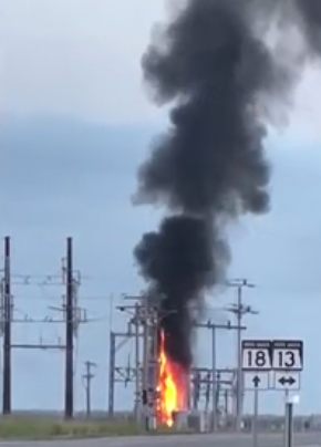 Planck Vision Systems: Wyndmere Power Substation Fire Causes Estimated $300,000 in Damages