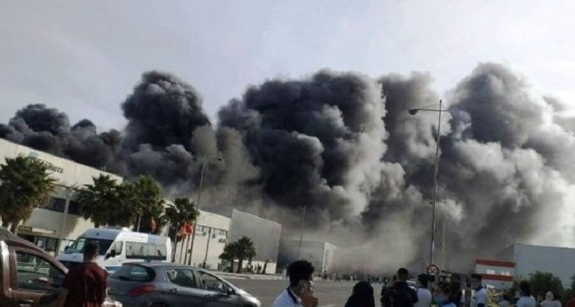 Planck Vision Systems: Tangier Textile Factory Fire Causes $2 Million Damage, 3 Floors Destroyed