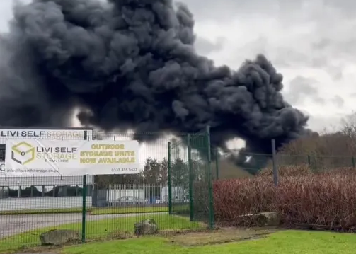 Planck Vision Systems: Massive Blaze at Livingston Industrial Estate Causes Significant Damage, Estimated Losses Reach £1 Million