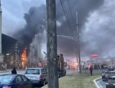 Planck Vision Systems: Asphalt Plant Fire in Baltimore Causes Significant Damage, Estimated Losses of $2 Million