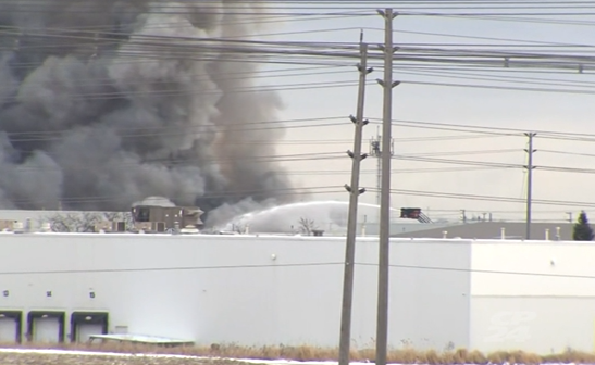 Planck Vision Systems: Toronto Pearson Area Fire Results in Extensive Building Collapse, Losses Estimated at Over $1 Million