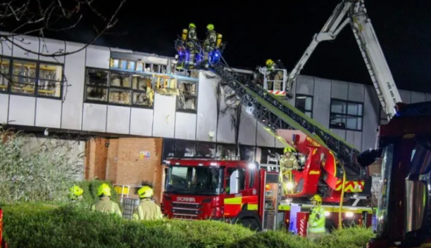 Planck Vision Systems: Major Blaze in Aldershot Causes Extensive Damage, Losses Estimated at Over £1 Million
