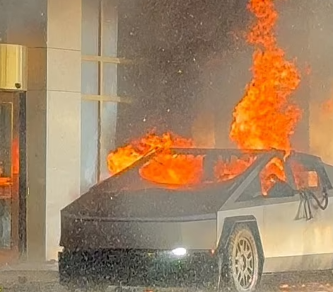 Planck Vision Systems: Georgia Tesla Cybertruck Fire Causes $80,000 in Damage Before Las Vegas Explosion
