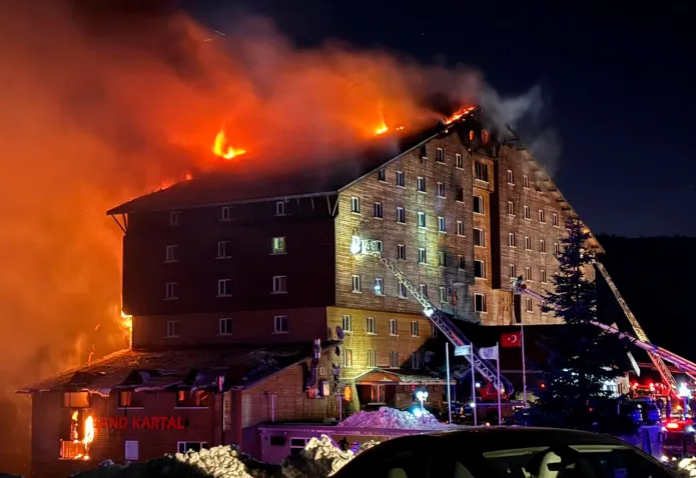 Planck Vision Systems: Deadly Hotel Fire in Kartalkaya, Turkey Kills 76 People – Estimated Losses of $15 Million
