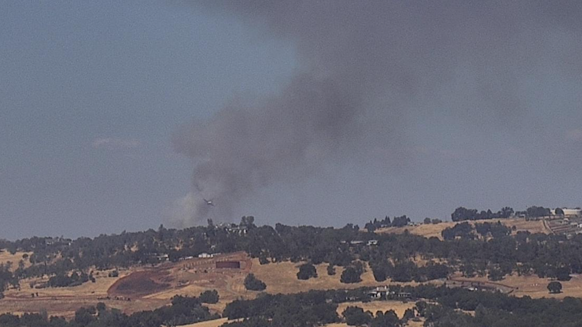Fire breaks out near El Dorado Hills, cameras show – KCRA